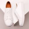 Fashion Mens Sneakers Genuine Leather Casual Outdoor Shoes Non-Slip Breathable Luxury Brand Footwear Top Quality Handmade White Shoe Men