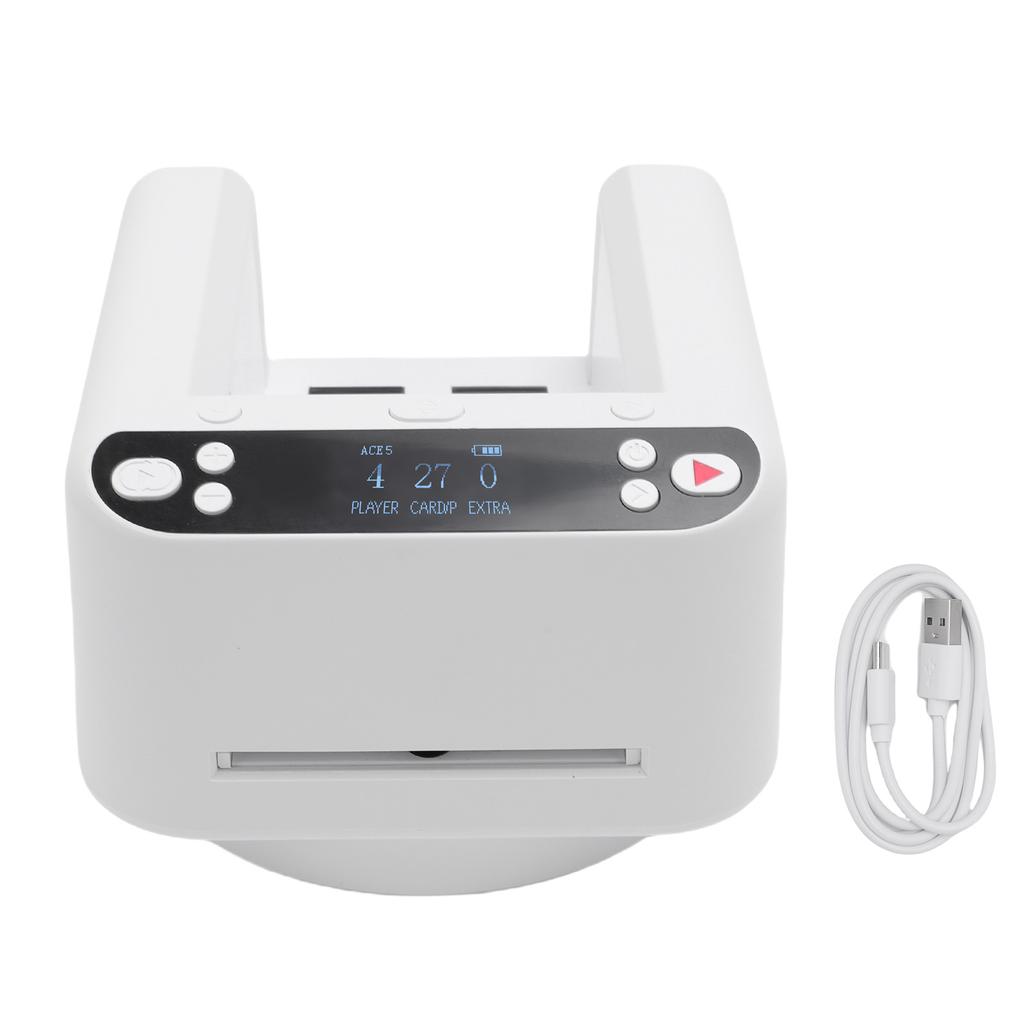 Automatic Card Dealer Machine Rechargeable Battery Operated Card Dealer Support 12 Players 360 180 Degree Deal for