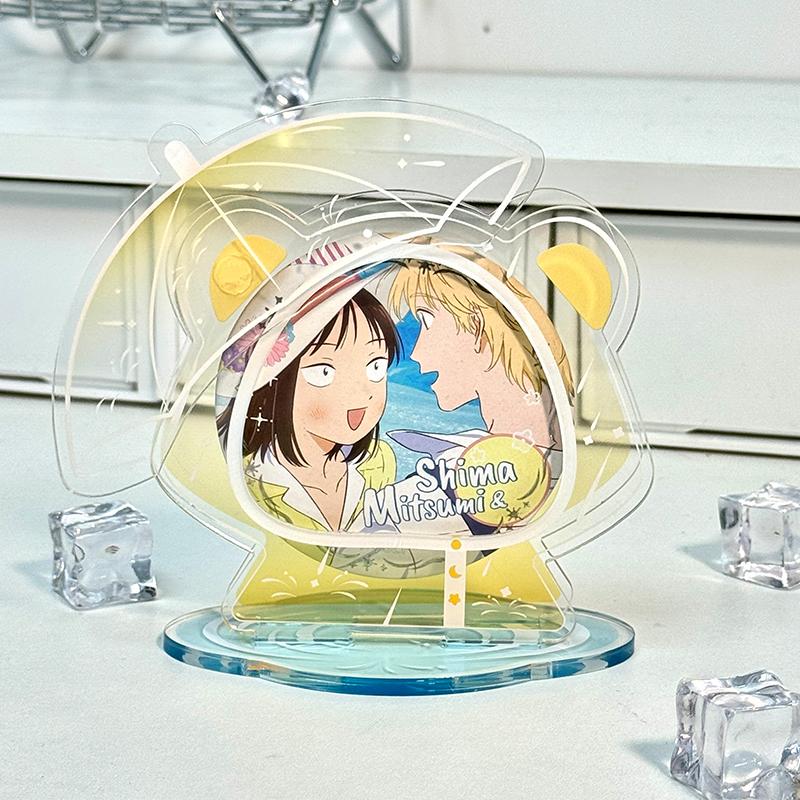 Raincoat Series Badge Acrylic Ornaments for Anime 58mm 65mm 75mm Badges Display Creative Badge Holder Charm Display Stand 2025