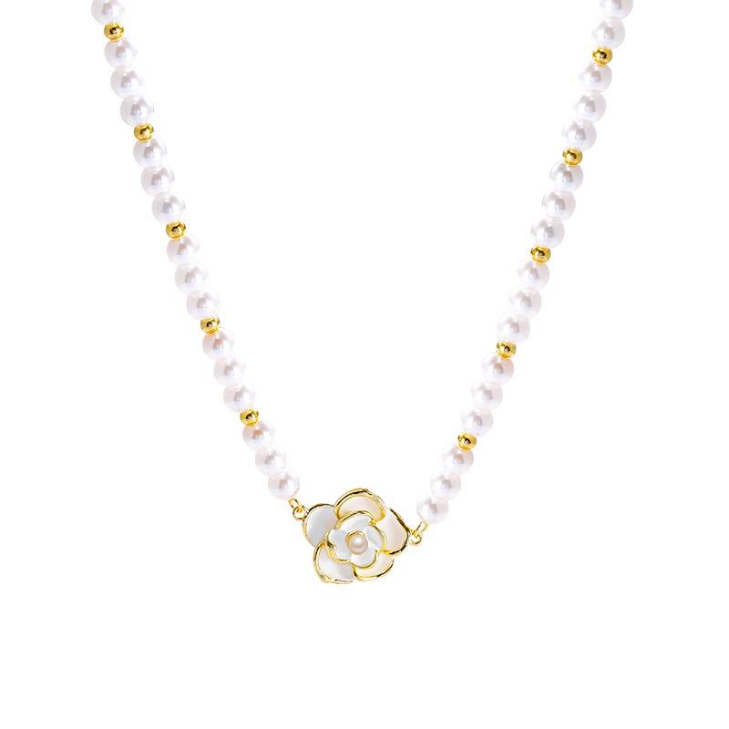 Meier French court style vintage pearl necklace - retro european & american elegant pendant necklace
