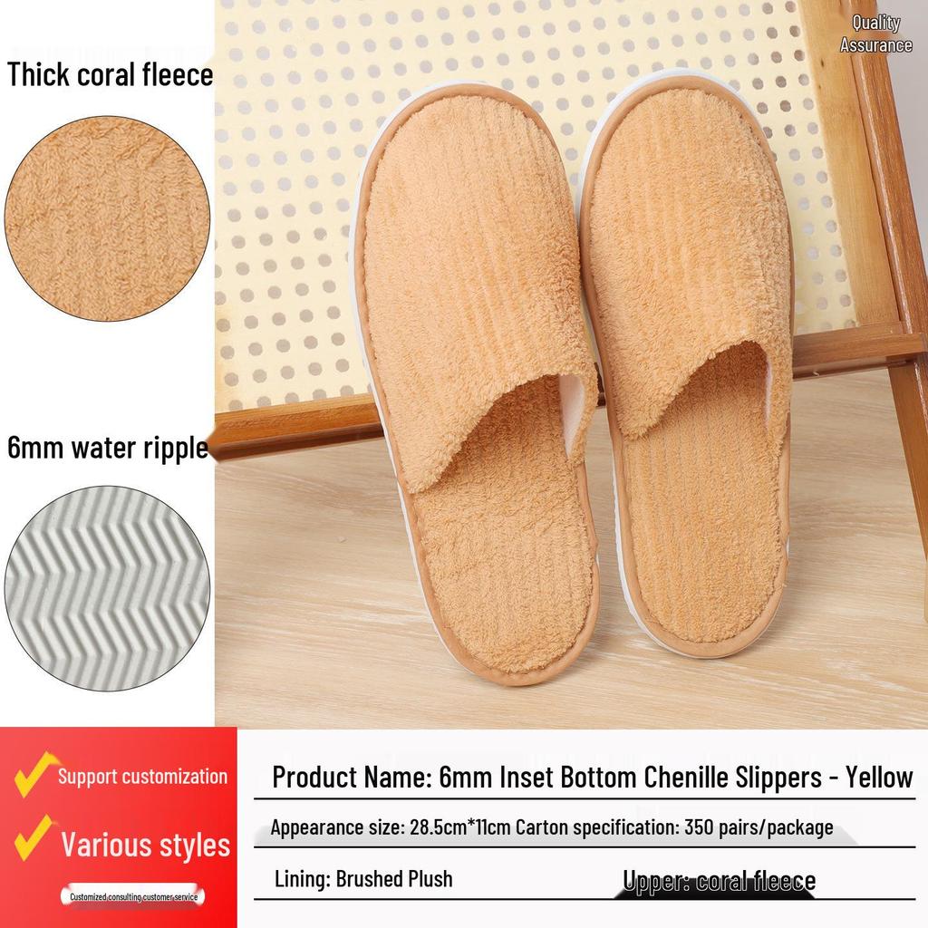 Extra Large Non-Slip Washable Slippers for Hotels & Salons
