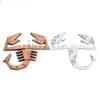1Pc Car Styling 3D Scorpion Metal Chrome Zinc Alloy Adhesive Emblem Badge Sticker Decal for Abarth 500 600 124 125 595 Egea