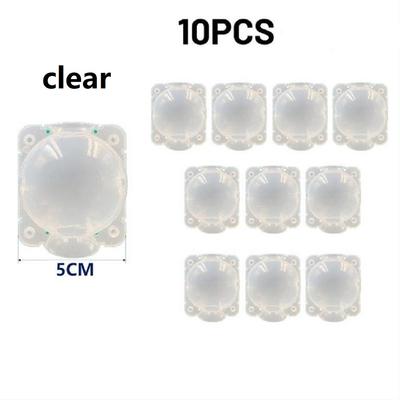 10 PIEZAS Caja de Cultivo Transparente Reutilizable para Enraizar Plantas Bola de Propagación Caja de Injerto Transparente