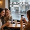 Couple Sculpture Romantic Resin Abstract Art Modern Collectible Figurines Love Decor For Bedroom Living Room Office Birthday