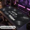 Großes Mauspadd LED Zeppelin Benutzerdefinierter Name Text Personalisierte Schreibtischunterlage Rutschfestes Gaming-Pad