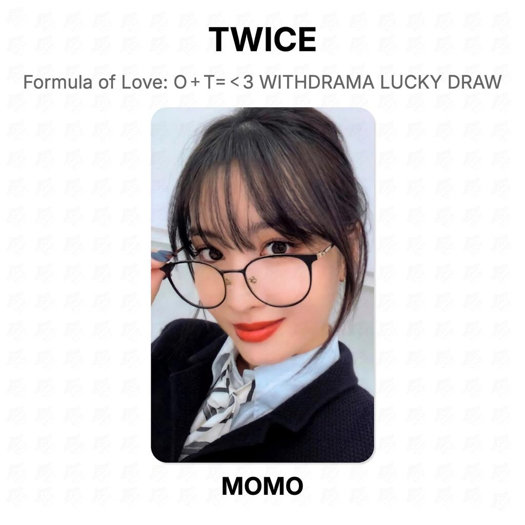Twice Formula d'amore: O+T=<3 ESTRAZIONE FORTUNATA UFFICIALE Fotocarta