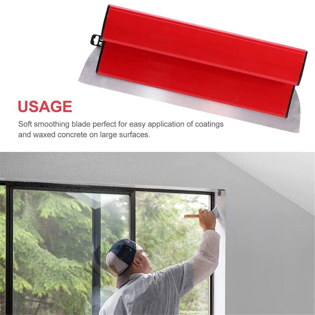 Dry wall skimming plastering painting leveling trowel flexible precision machining trowel tool 60cm