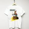 T-Shirt Dinosaur Jr Manica Corta Cotone Bianco Unisex Taglia dalla S alla 2345XL