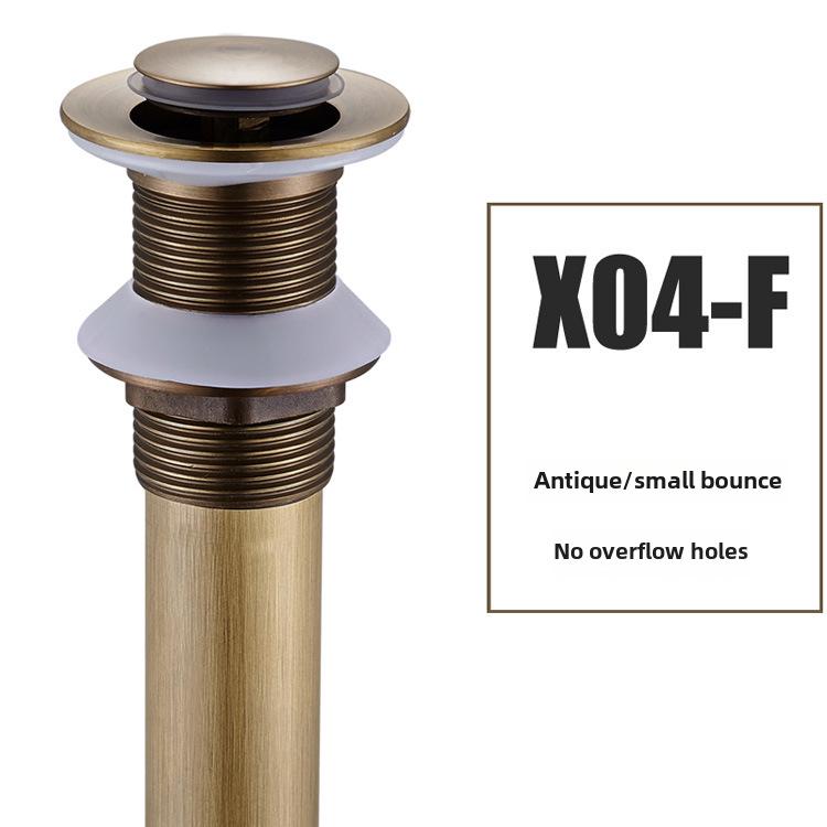 

Европейский ретро всплывающий латунный слив в отделке под античную бронзу