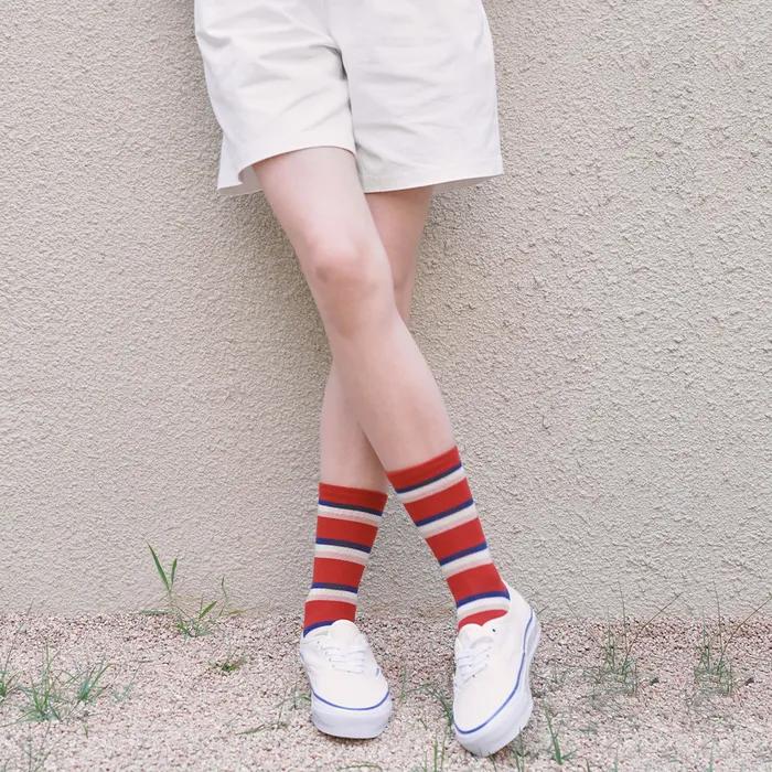1989 Retro Striped Socks