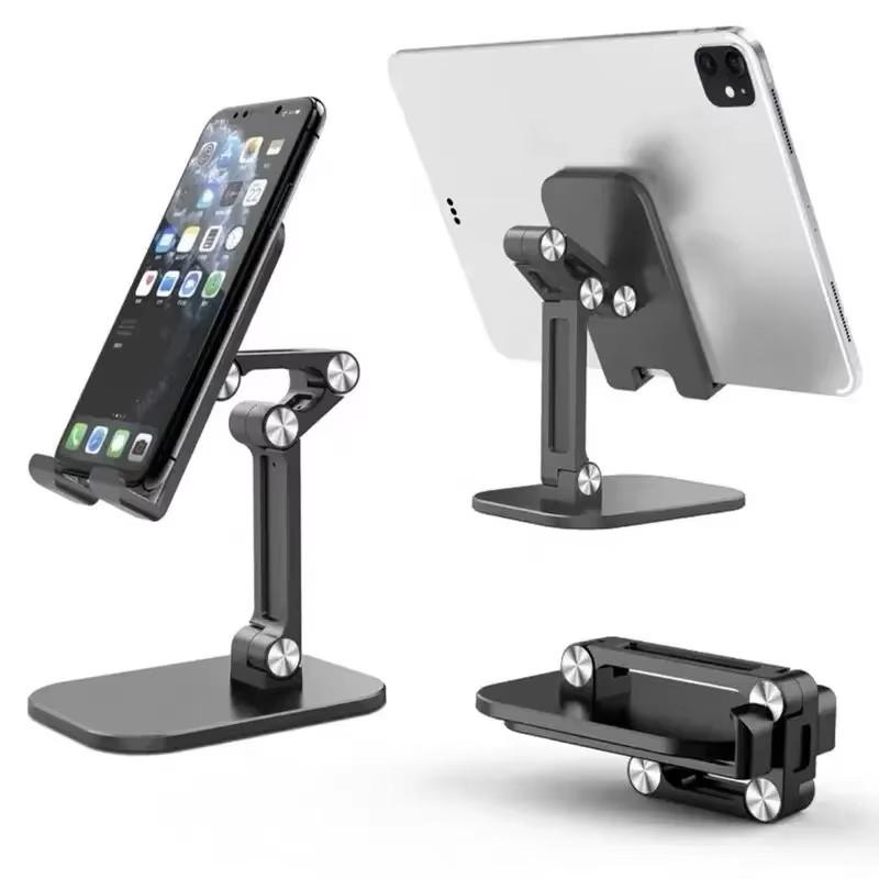 Phone Holder Bracket For iPhone iPad Tablet Flexible Folding Lazy Desktop Adjustable Live Smartphone Stand Mount