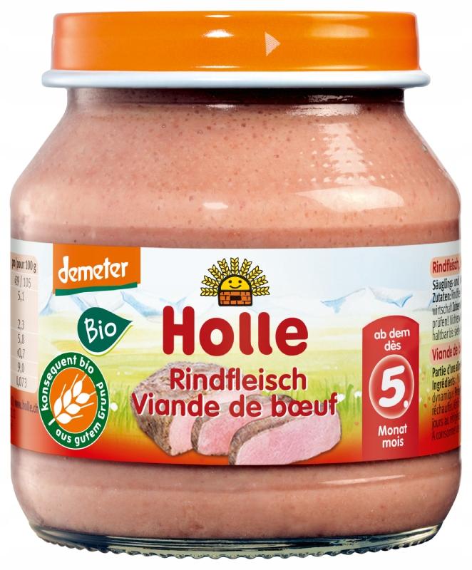 BEEF MEAT WITHOUT ADDED SUGARS GLUTEN-FREE DEMETER ORGANIC 125g HOLLE