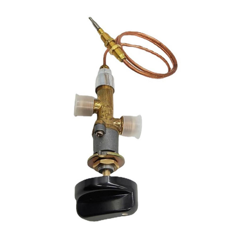 Zestaw zaworu bezpieczeństwa do urządzeń gazowych z mosiężnym zaworem i przewodem termopary do kontrolowanego przepływu gazu i dokładnego monitorowania temperatury