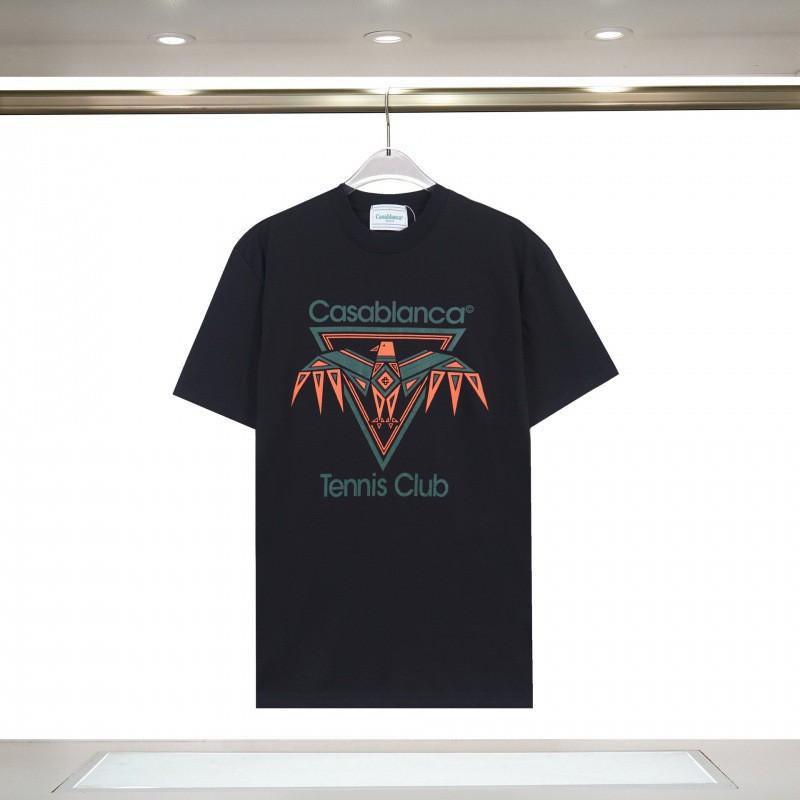 Unisex Cotton T-Shirt With Digital Print Letter Loose Fit Casual Wear