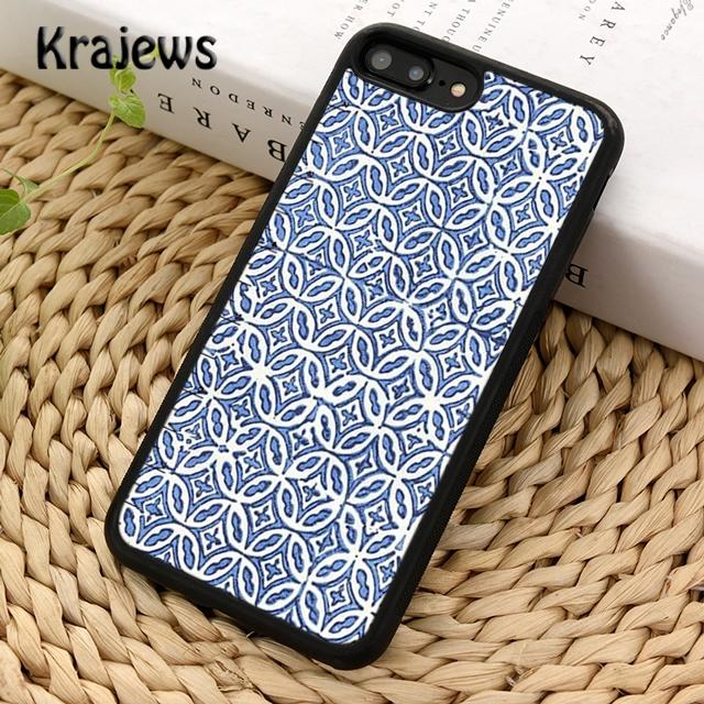 Ancient Floral Tiles Phone Case Cover For iPhone 17 Air 16 15 14 plus 12 13 pro max coque Shell Fundas