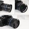 1PCS 40.5 43 46 49 52 55 58 62 67mm Black Vented Curved Metal Camera Lens Hood for Leica M for Pentax for Canon Sony for Olympus