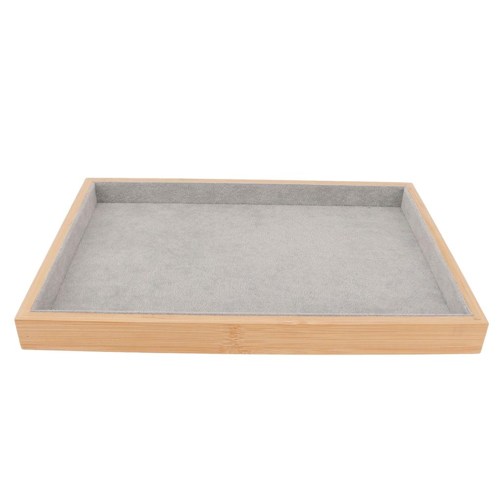 Dřevěný zásobník na šperky Classic Elegantní víceúčelové zásobníky na šperky odolné proti poškrábání na náušnice