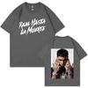 Rapper Anuel AA Real Hasta La Muerte T Shirt Men Casual Cotton T-shirts Fashion Hip Hop Vintage Oversized Tee Shirt Unisex