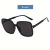 6pcs Large Frame Sunglasses Retro Gradient Square Lens Oversize Cycling Sun Glasses Women Shades Vintage Eyewear UV400
