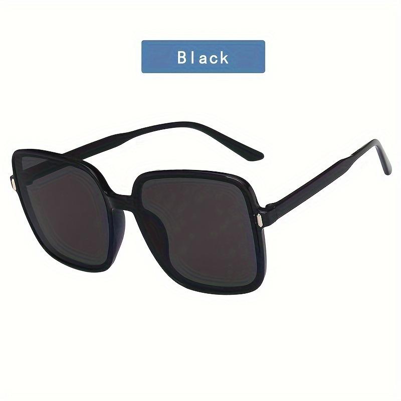 6pcs Large Frame Sunglasses Retro Gradient Square Lens Oversize Cycling Sun Glasses Women Shades Vintage Eyewear UV400