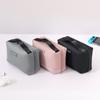 Waterproof Storage Bag Travel Accessories PU Travel Tech Organizer Bag Wear-resisting Portable Electronics Organizer Pouch