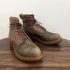 Scarpe da Uomo Autunno Inverno Vintage Fatte a Mano in Pelle di Vacchetta Colore Misto Stivaletti alla Caviglia Britannici Stivali da Lavoro con Zeppa e Suola Carrarmato Stivali da Moto