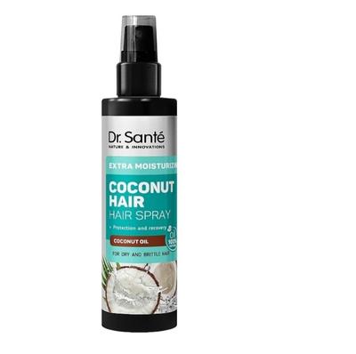 Kokosový vlasový lak na vlasy „Ochrana a obnova“ Dr. Sante Kokosové vlasy 150ml.