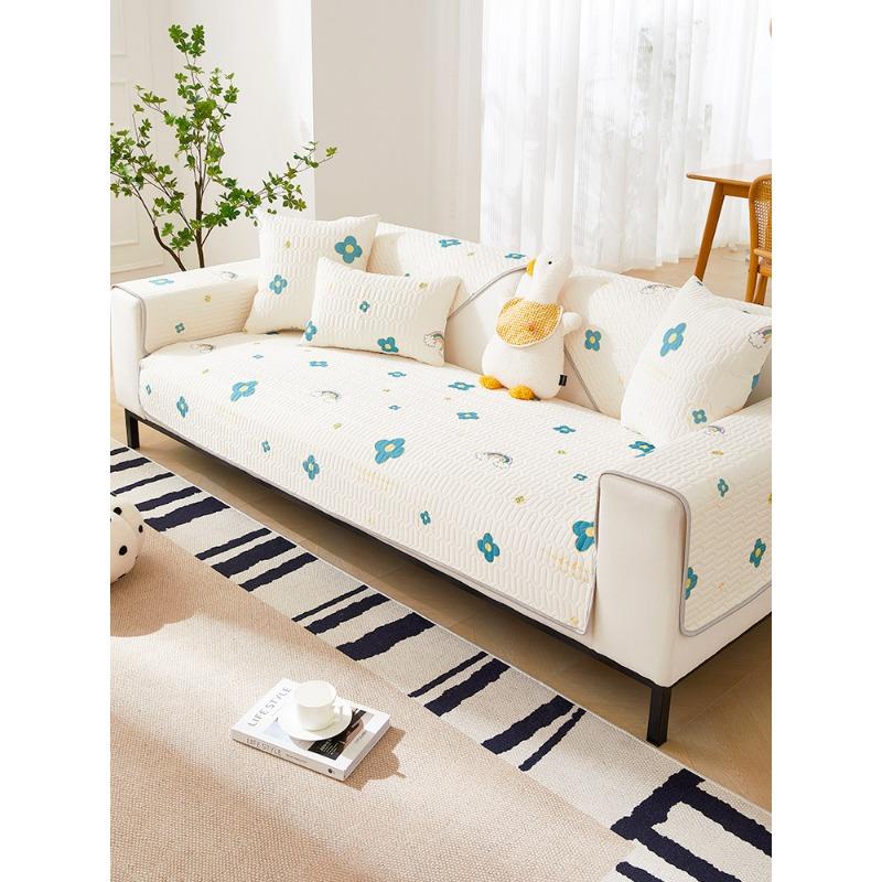 Pernă de canapea de vară Latex Antiderapant Perne pentru șezutul canapelei Universal pentru patru sezoane Upgrade Avansat Latex Senzație de răcoare