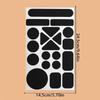 Apparel Applique Self Adhesive Black Patches Thermal Transfer DIY Craft Jacket Repair Washable Waterproof Patch