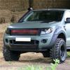 2PCS Side Air Vent Bonnet Hood Cover Trim For Ford Ranger 2012-2022 ABS Plastic