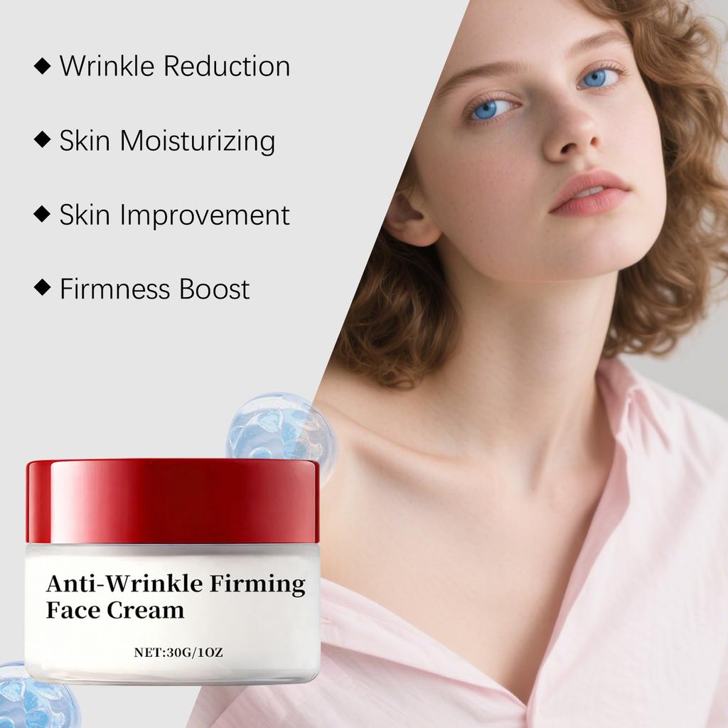 -wrinkle and Firming Face Cream: Reduces Wrinkles and Moisturizes the Skin.