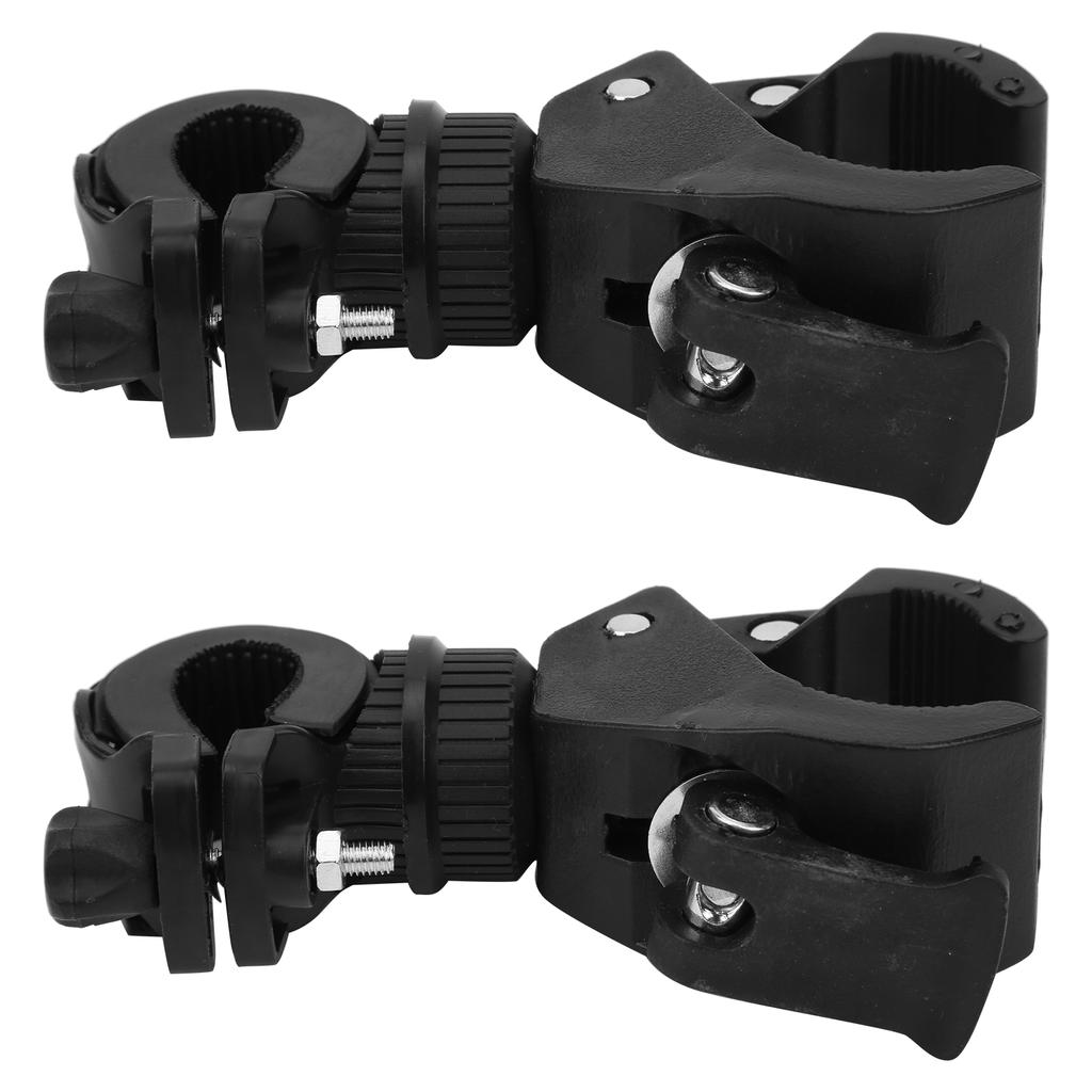2Pcs Bike Light Mount Holder 360 Degree Rotatable Bicycle Flashlight Bracket Cycle Equipment