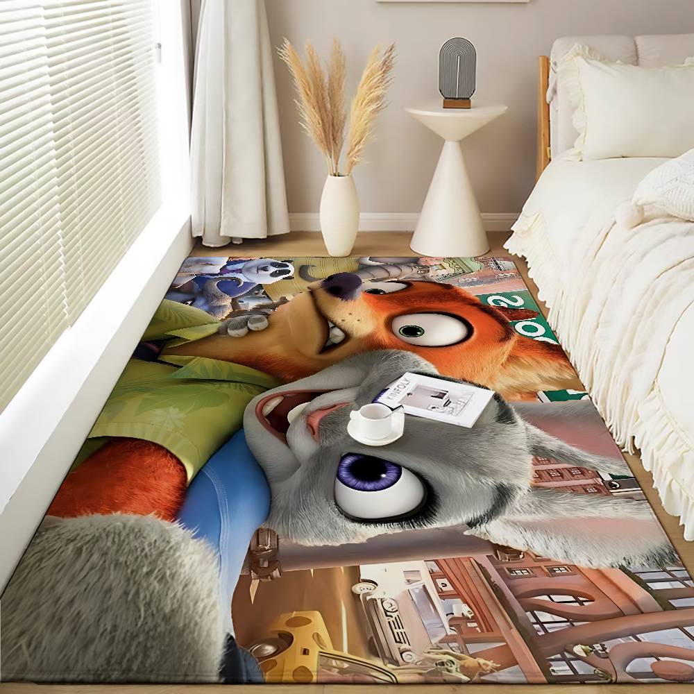 Cartoon C-Zootopia-A Floor Mat Living Room Rug For Bedroom Welcome Mat Outdoor Rug