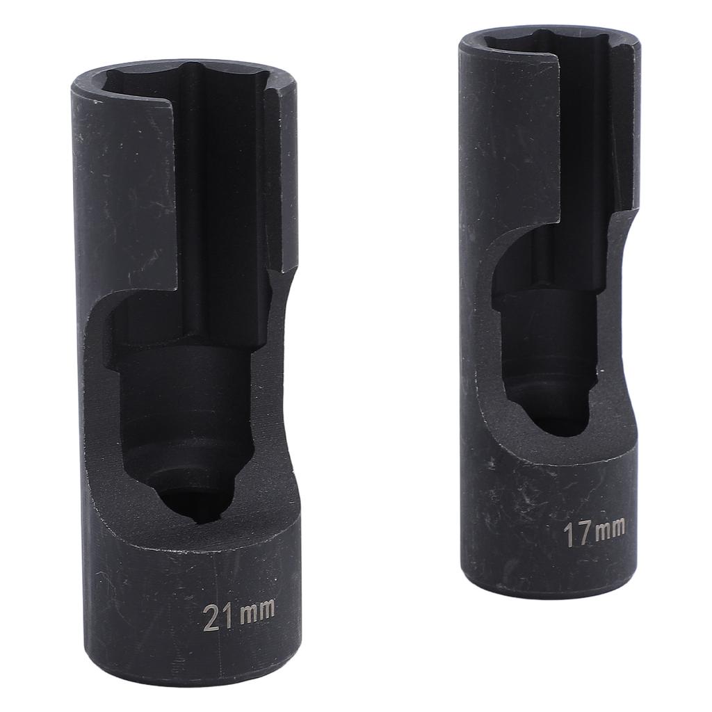 2 Pcs 1Celsius2 Inch Injector Fuel Line Socket Wrench Set Nut Wrench Spanner   Tangsten Steel for Bent Pipes EGT Sensors   Switches