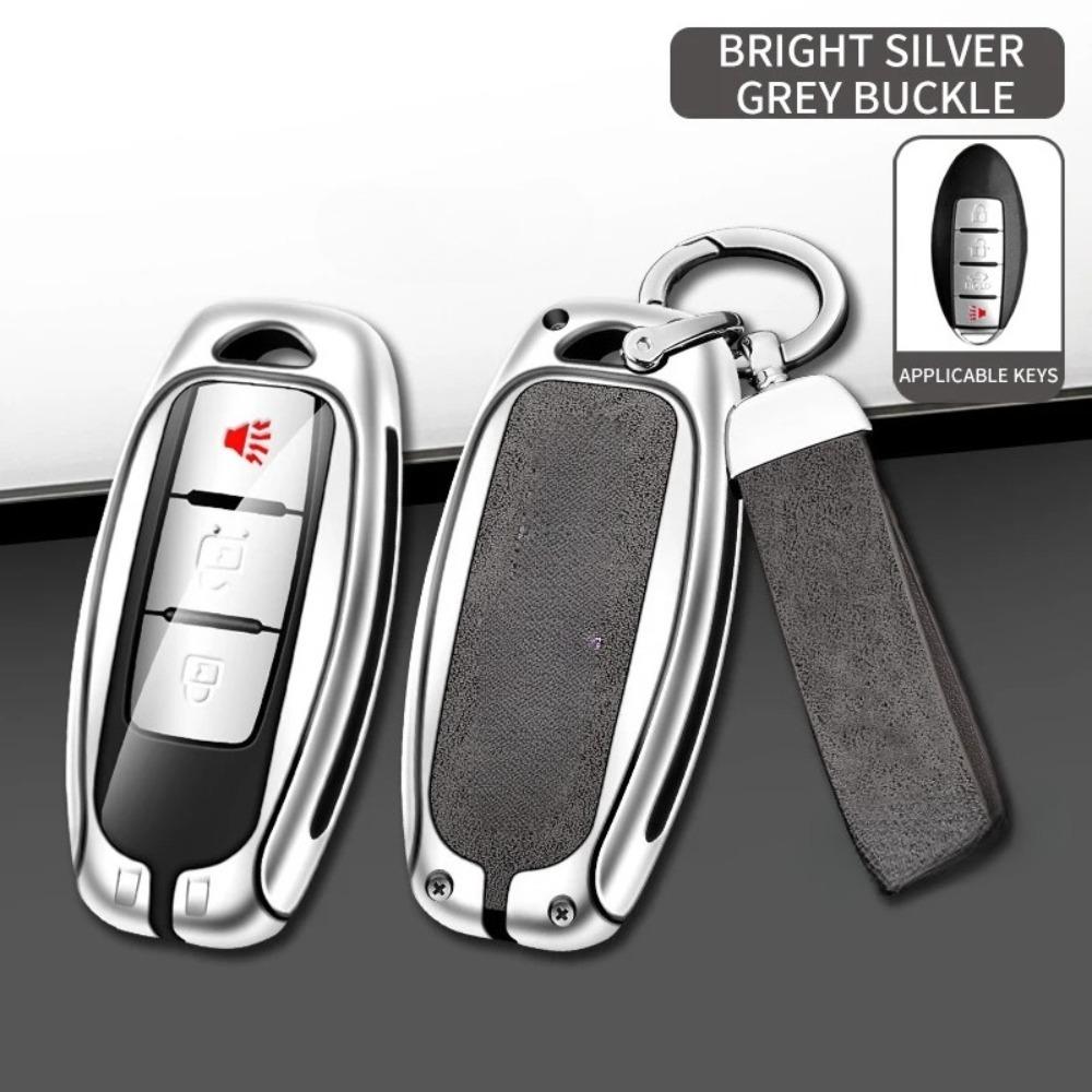Suitable for Dongfeng Nissan Qashqai 2015 2016 2019 2021 2022 Manual Automatic Car Key Bag Leather Car Key Cover Accessories
