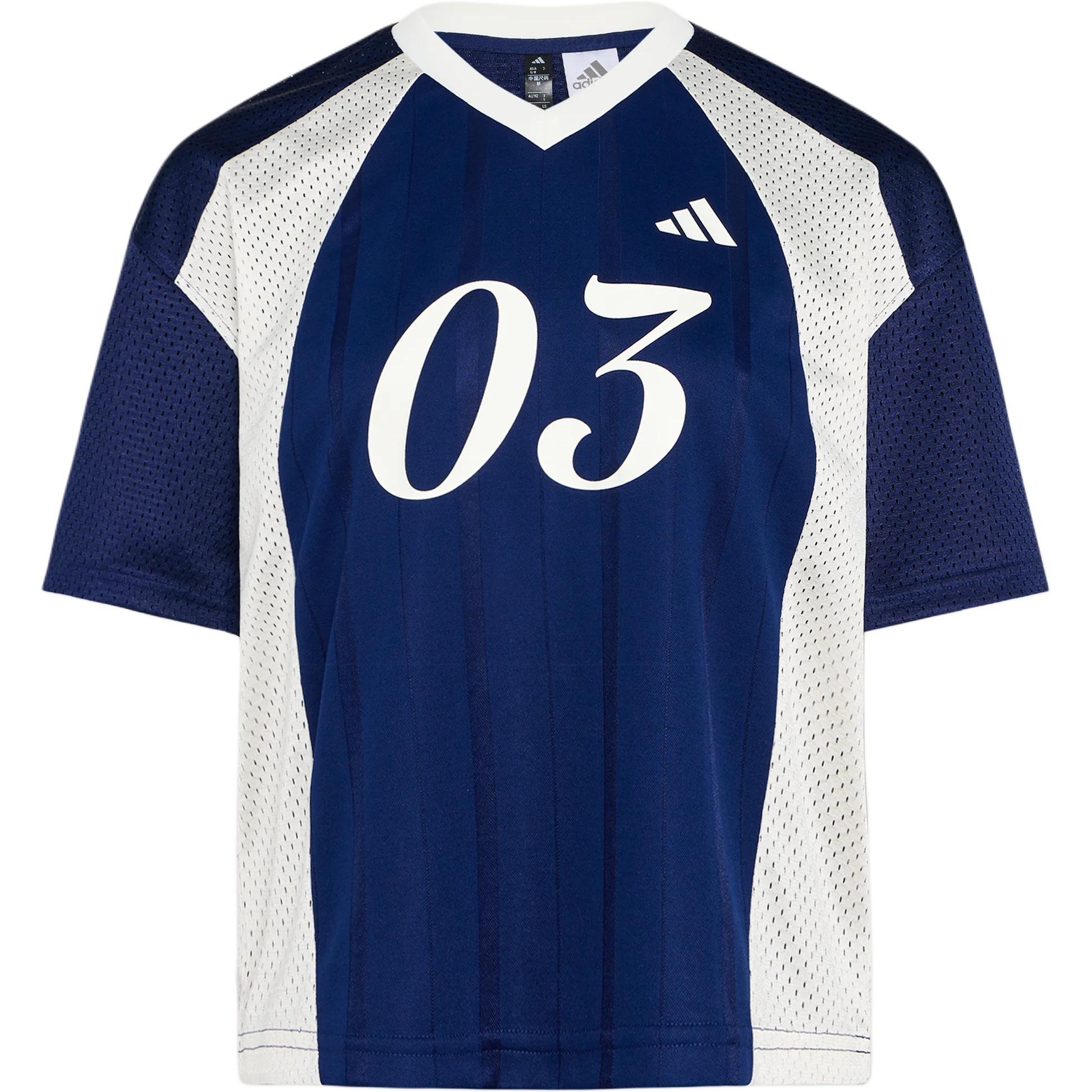 (WMNS) adidas Material Mix Tiro Tee Asia Sizing  Dark Blue  Women s KZ2339 L