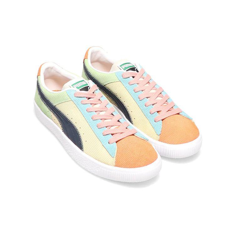 Puma Suede Vintage Blocked - Anise Flower Unisex Sneakers Yellow Parisian-Night White 383780-01