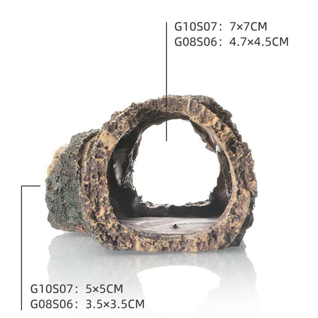 Vrak shnilého vědra. Potopené dřevo. Dům krevet. Krytý dům. Řemesla z pryskyřice. Dekorace akvária. Terénní úpravy akvárií