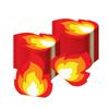 20 Stück/Beutel Kreative Papier-Servietten zum Thema Feuerwehr Flamme Einweg-Taschentücher Handtuch für Kindergeburtstag Babyparty Party-Dekoration