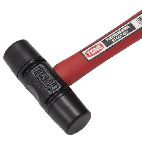 TONE Plastic Hammer BHAP-05 Red/Black 0.5lb