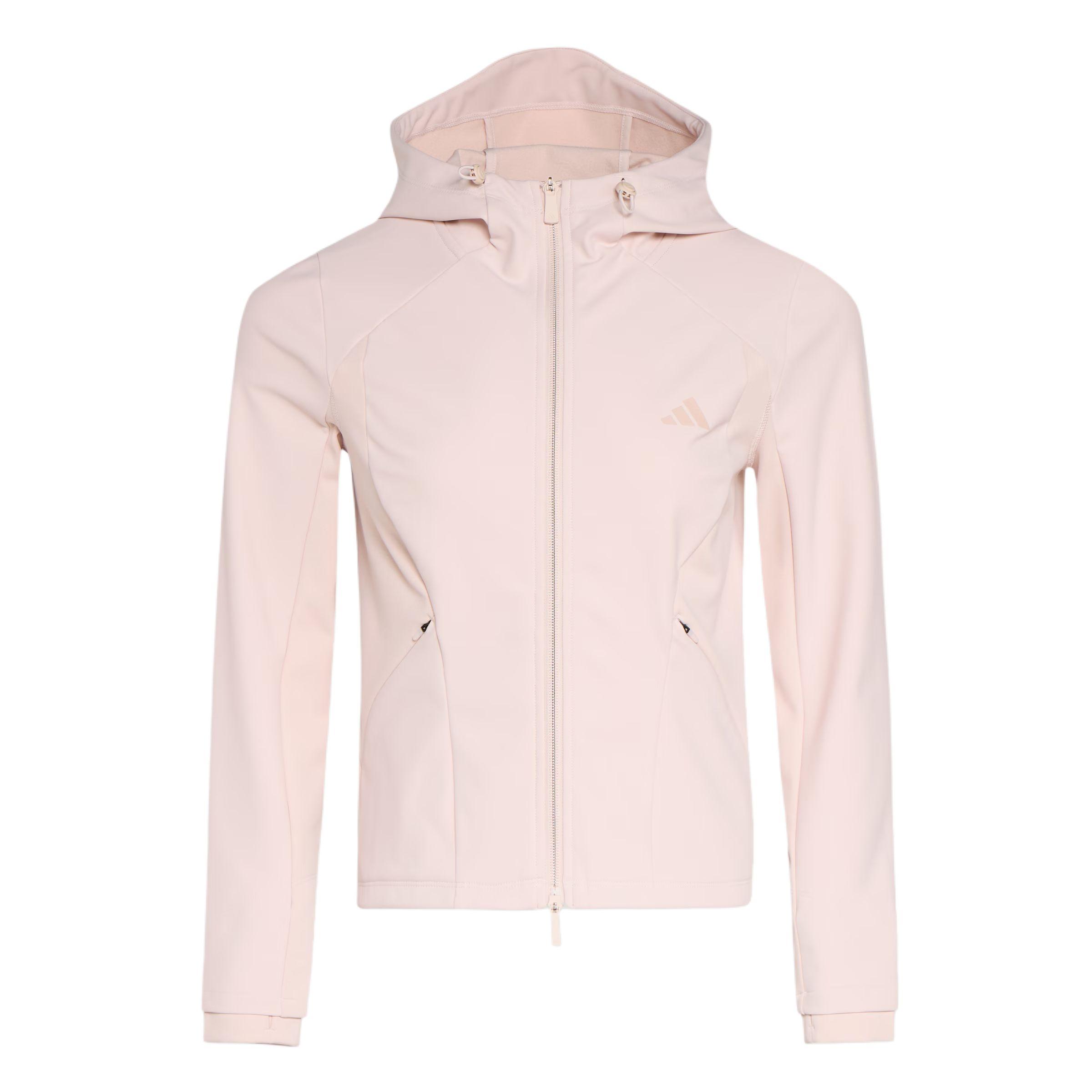 Adidas Softshell Slim Casual Sports Fitted Hooded Jacket Women jackets KH2670 S