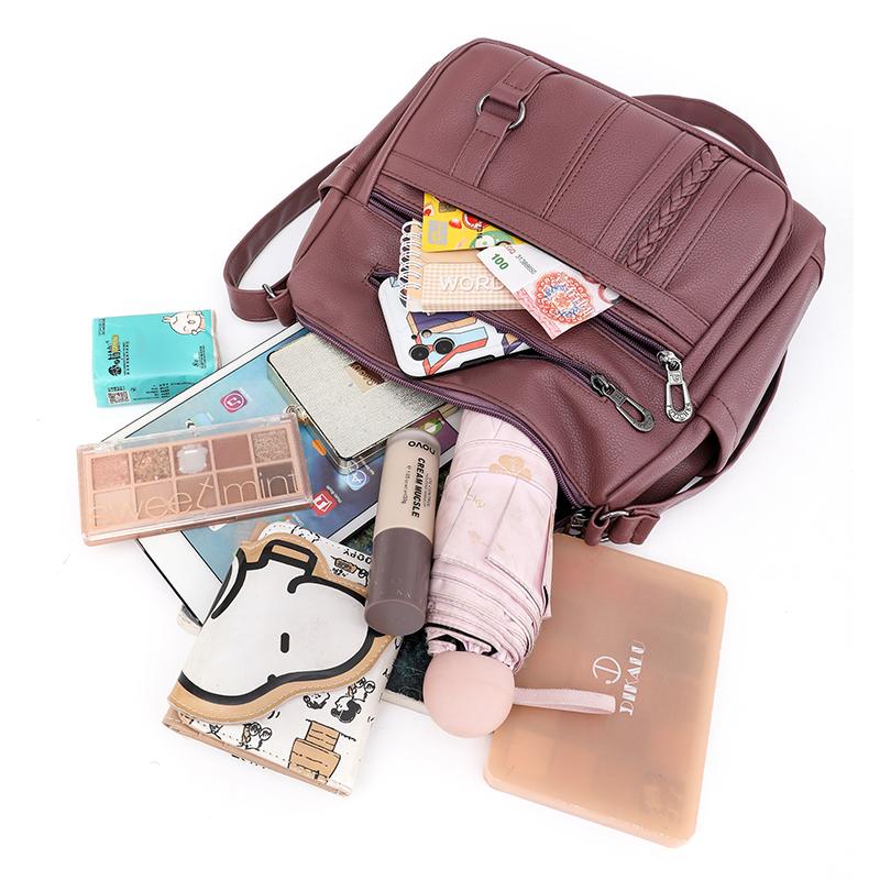 Designer Multi-pocket Crossbody Shoulder Bag For Women 2023 SacHigh Quality Soft Leather Luxury Purses and Handbags Women's Bag