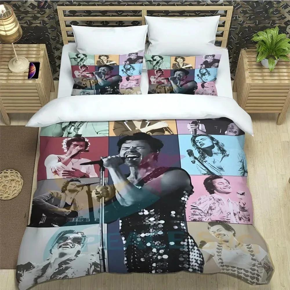 Set Biancheria da Letto One Direction Cantante Copripiumino Federa Adulto Ragazzo Ragazza Decorazione Camera da Letto Regalo Bambini Singolo Matrimoniale Grande Misura