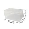 3-inch Small Card Protection Storage Box Desktop Storage Dustproof Box Stationery Material Sorting Box Large Capacity Dustproof