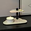 Cloud Shape Double Layer Trays Desktop Perfume Rack Storage Home Decorative Shelf Bathroom Aromatherapy Perfume Organizer