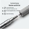 10-Piece 12-Point Socket Wrench & Torx Screwdriver Bits Set for Car Repair and Flywheel Disassembly
