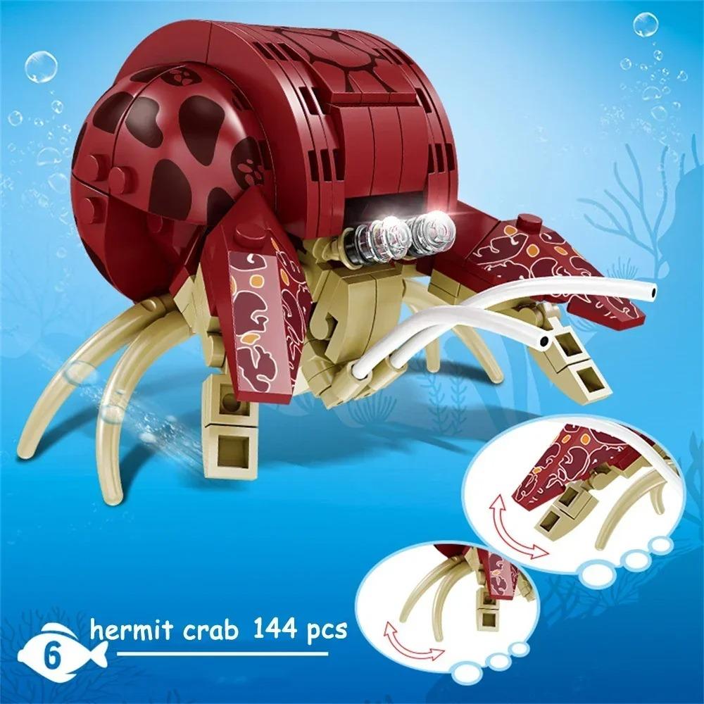 Libellen-Insekten Mini-Baustein-Set - STEM Pädagogisches Meereslebewesen-Spielzeug für Kinder Fördert Kreativität & Meeresleben-Lernen