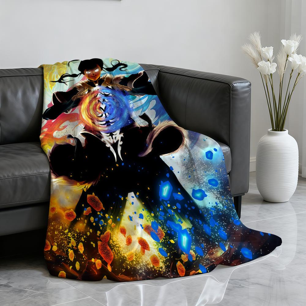 Cartoon A Avatar The L Legend of K Korra A Blanket Soft Throw Blanket for Home Bedroom Bed Sofa Picnic Travel Office BlanketGift