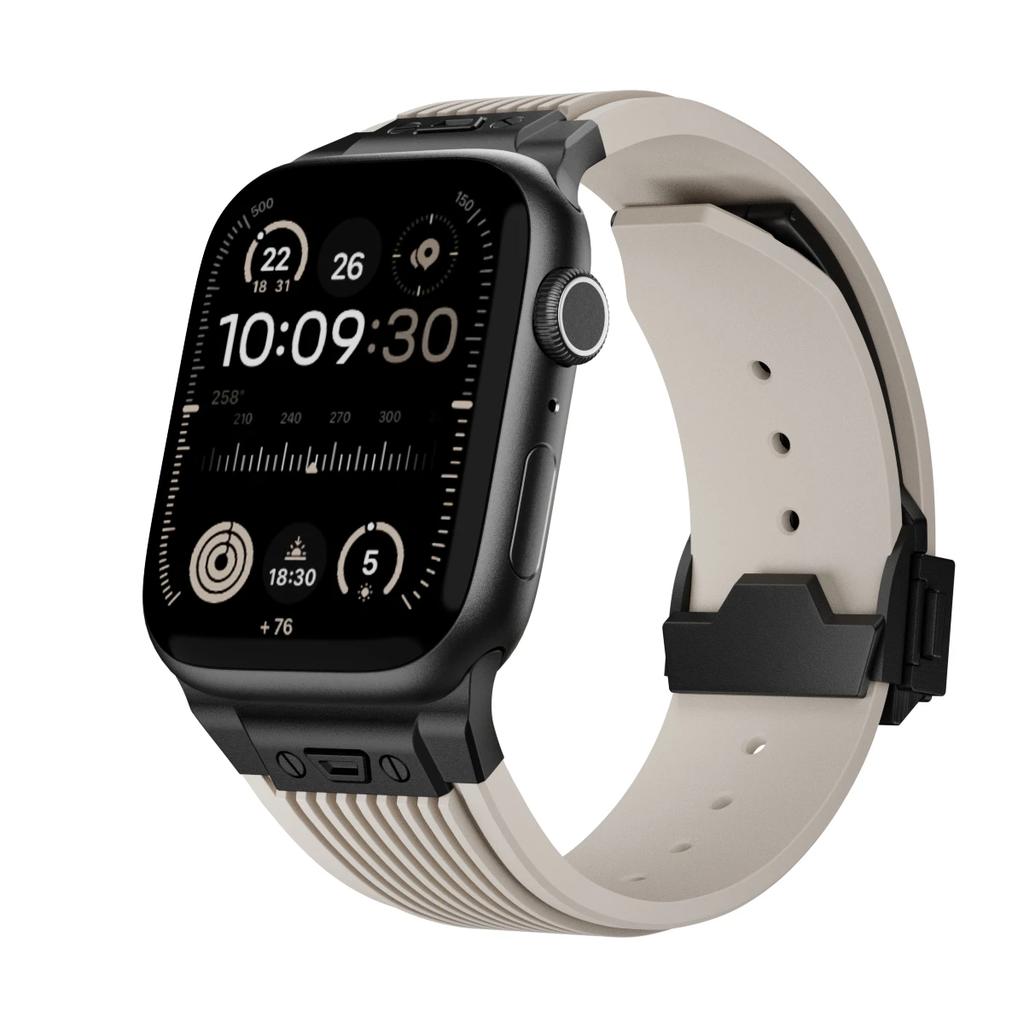 Silikonový sportovní řemínek pro Apple Watch Band řady 9 8 7 6 5 4 SE Ultra 2/1 49mm 45 44 42 41 40 38mm Gumový náramek Correa Pás