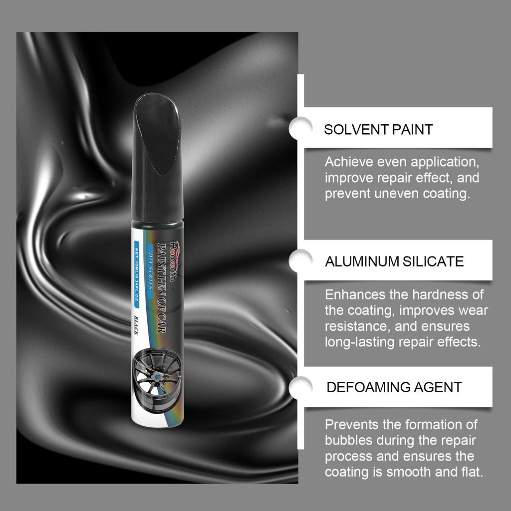 Black Car Wheel Scratch Repair Pen Car Paint Scratch Dirt Removal Repair And Touch Up Pen